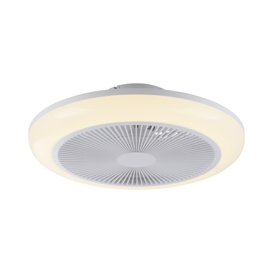 JUST LIGHT. 14623-16 - LED RGBW fényerőszabályozható mennyezeti ventilátor világítással BRENDA LED/22W/230V 3000–6000K átm. 46 cm fehér + távirányító
