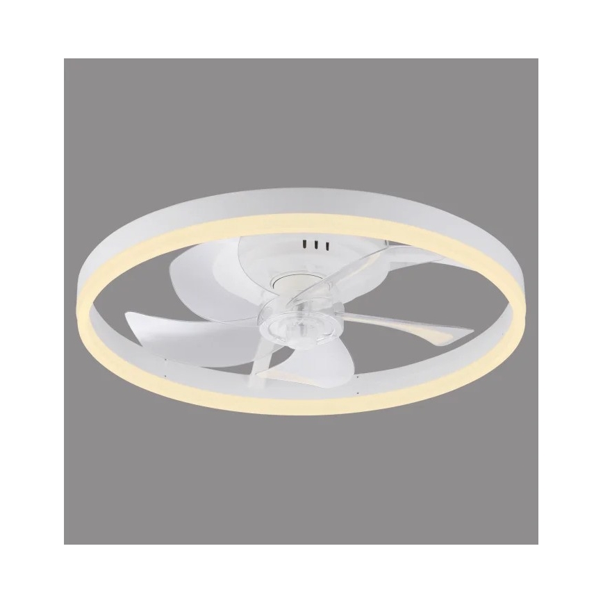 JUST LIGHT. 14624-16 - LED dimmelhető mennyezeti ventilátor világítással RITA LED/22W/230V 3000-6000K átm. 50 cm fehér + távirányító