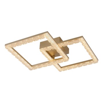 JUST LIGHT. 14732-60 - LED mennyezeti lámpatest GLITRA LED/17,5W/230V 37,6x37,6 cm arany