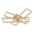 JUST LIGHT. 14733-60 - LED mennyezeti lámpa GLITRA LED/35W/230V 57,25x72,05 cm arany