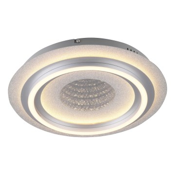 JUST LIGHT. 15089-21 - LED mennyezeti lámpa CICHIO LED/36W/230V átm. 40 cm matt króm
