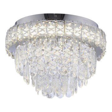 JUST LIGHT. 15092-17 - LED mennyezeti lámpatest KULUNKA LED/33W/230V átmérő 38 cm fényes króm