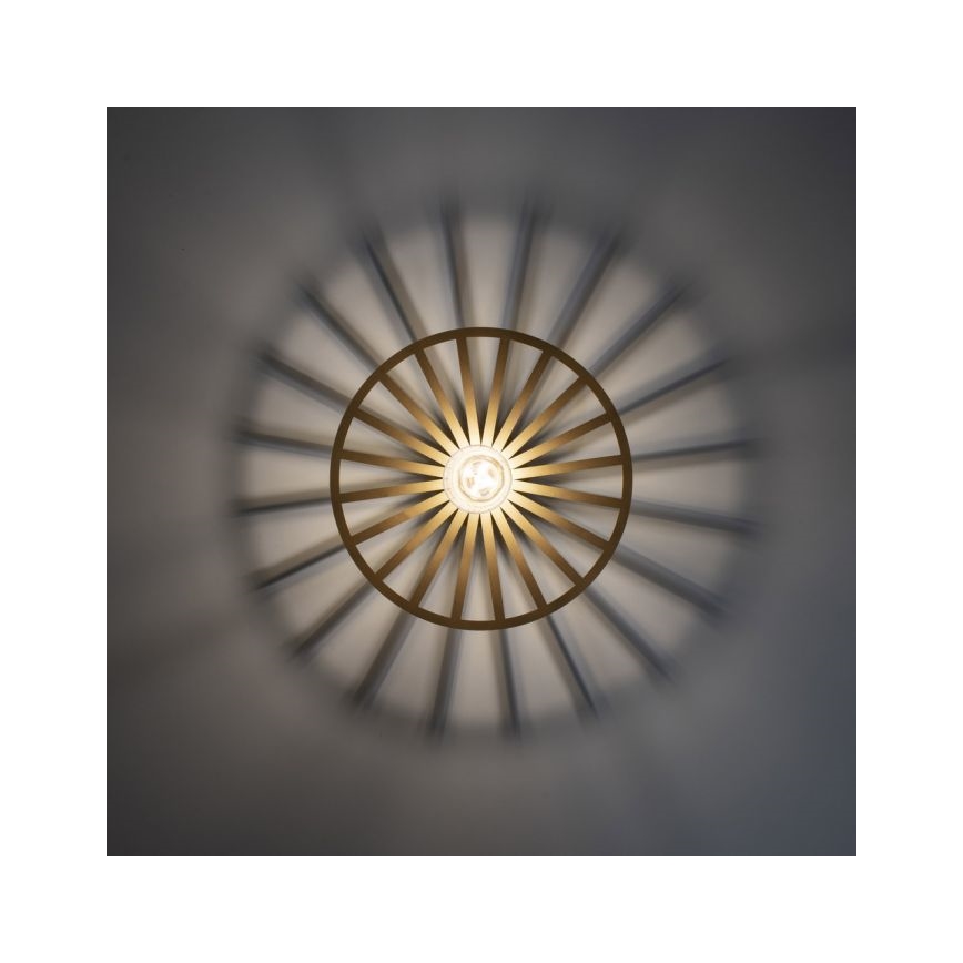 JUST LIGHT. 15635-60 - Mennyezeti lámpa SPIKE 1xE27/40W/230V átm. 30 cm réz