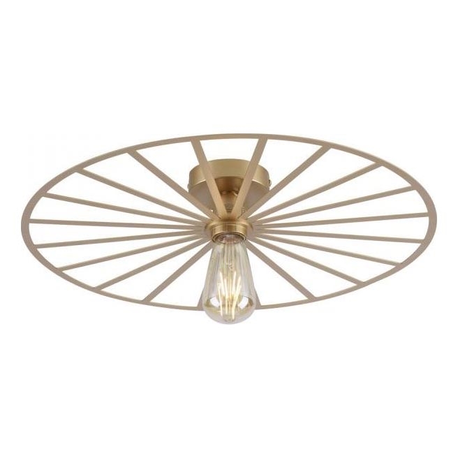 JUST LIGHT. 15636-60 - Mennyezeti lámpa SPIKE 1xE27/40W/230V átm. 50 cm réz