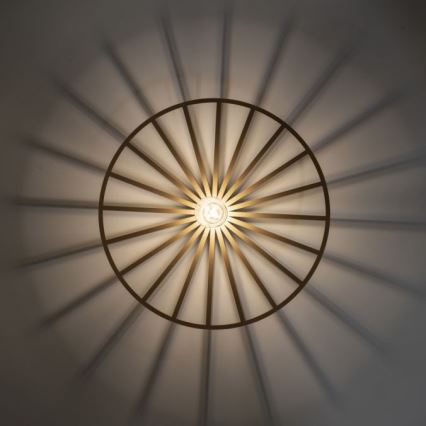 JUST LIGHT. 15636-60 - Mennyezeti lámpa SPIKE 1xE27/40W/230V átm. 50 cm réz