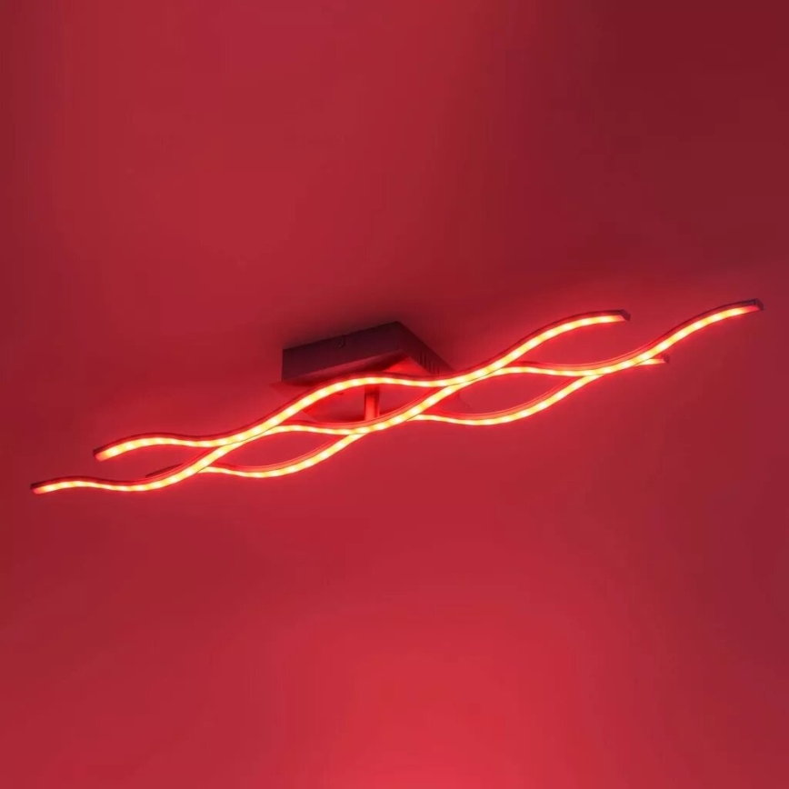 JUST LIGHT. 16266-55 - LED RGB Dimmelhető mennyezeti lámpa LOLA WAVE LED/30W/230V 2700-5000K + távirányítás