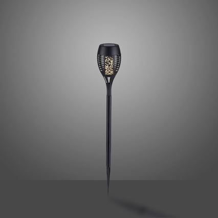 JUST LIGHT. 19106-18-3 - 3 db-os készlet LED napelemes lámpa FACKEL LED/0,24W/1,2V 200 mAh IP44 fekete