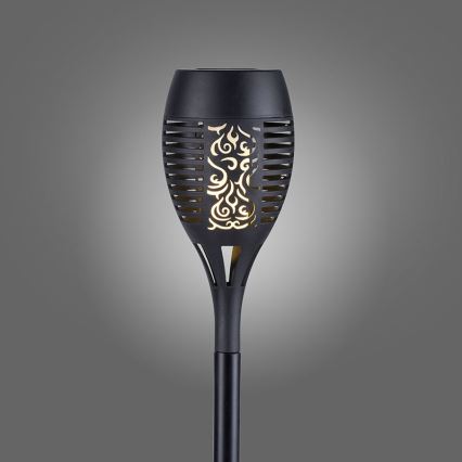 JUST LIGHT. 19106-18-3 - 3 db-os készlet LED napelemes lámpa FACKEL LED/0,24W/1,2V 200 mAh IP44 fekete