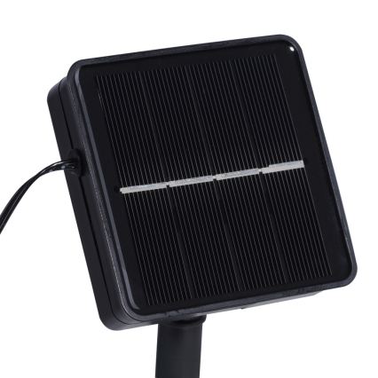 JUST LIGHT. 19971-18 - RGB LED napelemes szalag TEANIA LED/3,7V 5 m 1200 mAh IP44 fekete