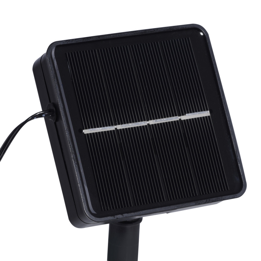 JUST LIGHT. 19971-18 - RGB LED napelemes szalag TEANIA LED/3,7V 5 m 1200 mAh IP44 fekete