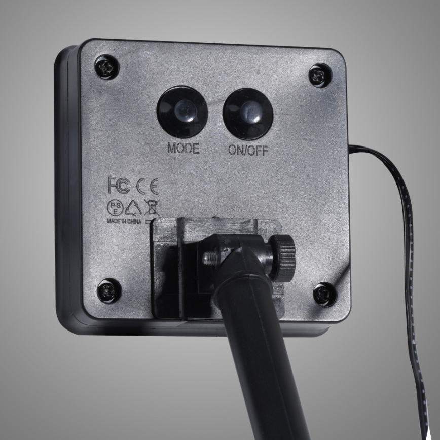 JUST LIGHT. 19971-18 - RGB LED napelemes szalag TEANIA LED/3,7V 5 m 1200 mAh IP44 fekete