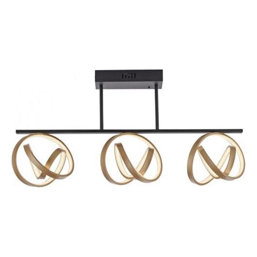 JUST LIGHT. 6245-18 - LED Dimmelhető felületre szerelhető csillár LOOP 3xLED/11W/230V 2700-5000K + távirányítás