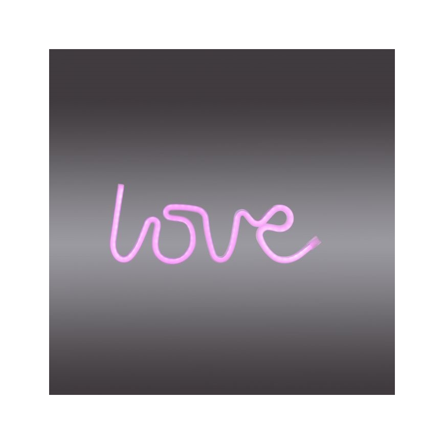 JUST LIGHT. 85021-87 - LED Neon fali dekoráció NEON LED/6,5W/5V Love