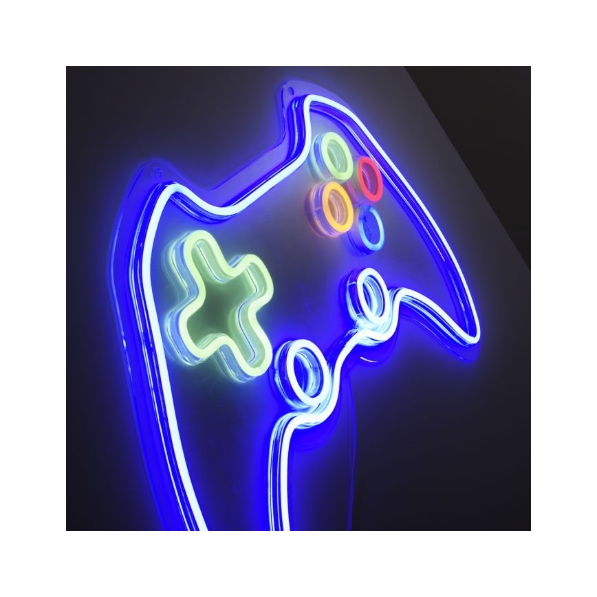 JUST LIGHT. 85022-70 - LED neon falidekoráció NEON LED/6,5W/5V gamer