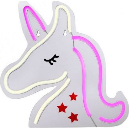 JUST LIGHT. 85025-70 - LED Neon fali dekoráció NEON LED/6,5W/5V unikornis