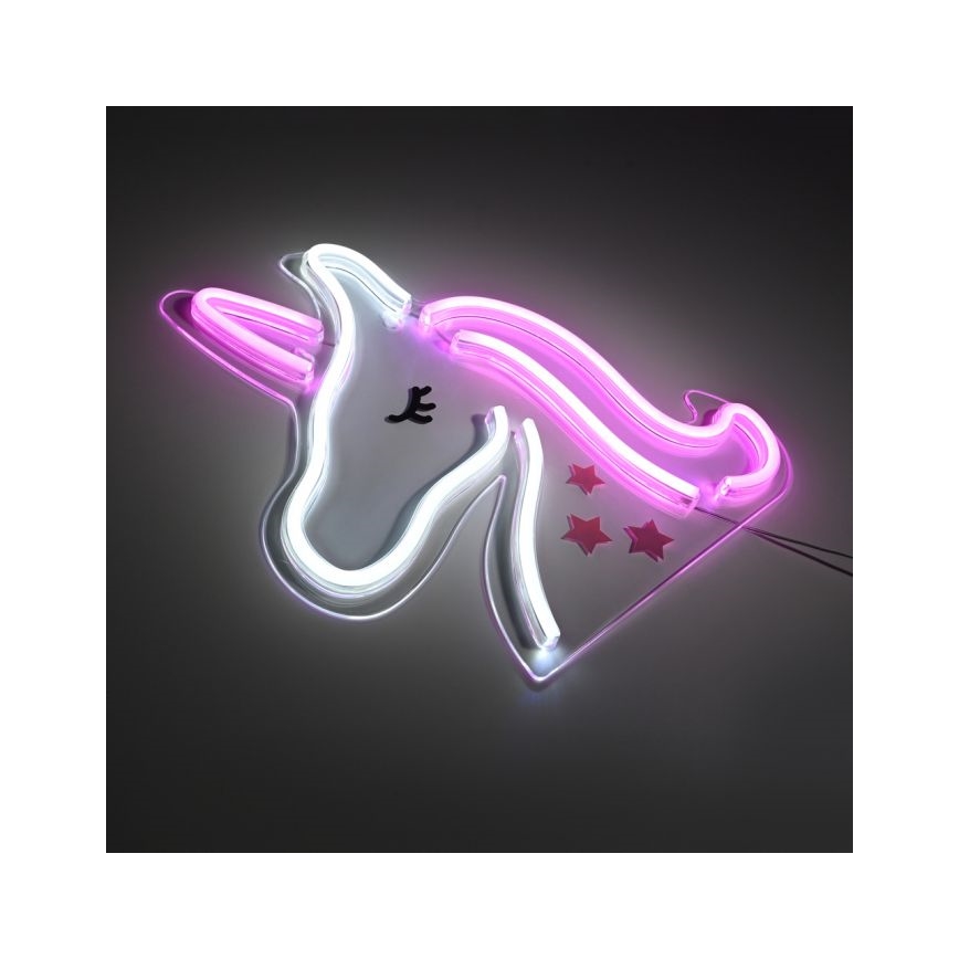 JUST LIGHT. 85025-70 - LED Neon fali dekoráció NEON LED/6,5W/5V unikornis