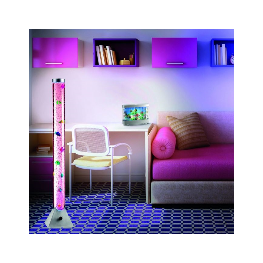 JUST LIGHT. 85106-55 - LED RGB Dekor állólámpa AVA 12xLED/0,06W/230V