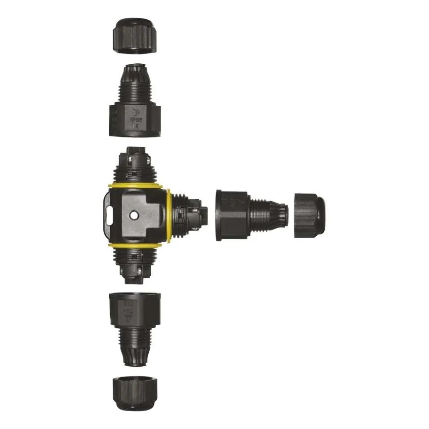 Kábelcsatlakozó T elágazó IP68