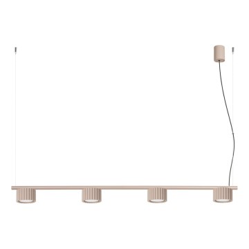 Kábelcsillár AURA 4xGX53/10W/230V taupe