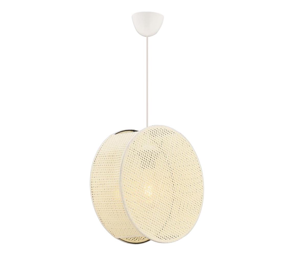 Kábelcsillár BIG DRUM 1xE27/60W/230V krémszínű 390FLH2524