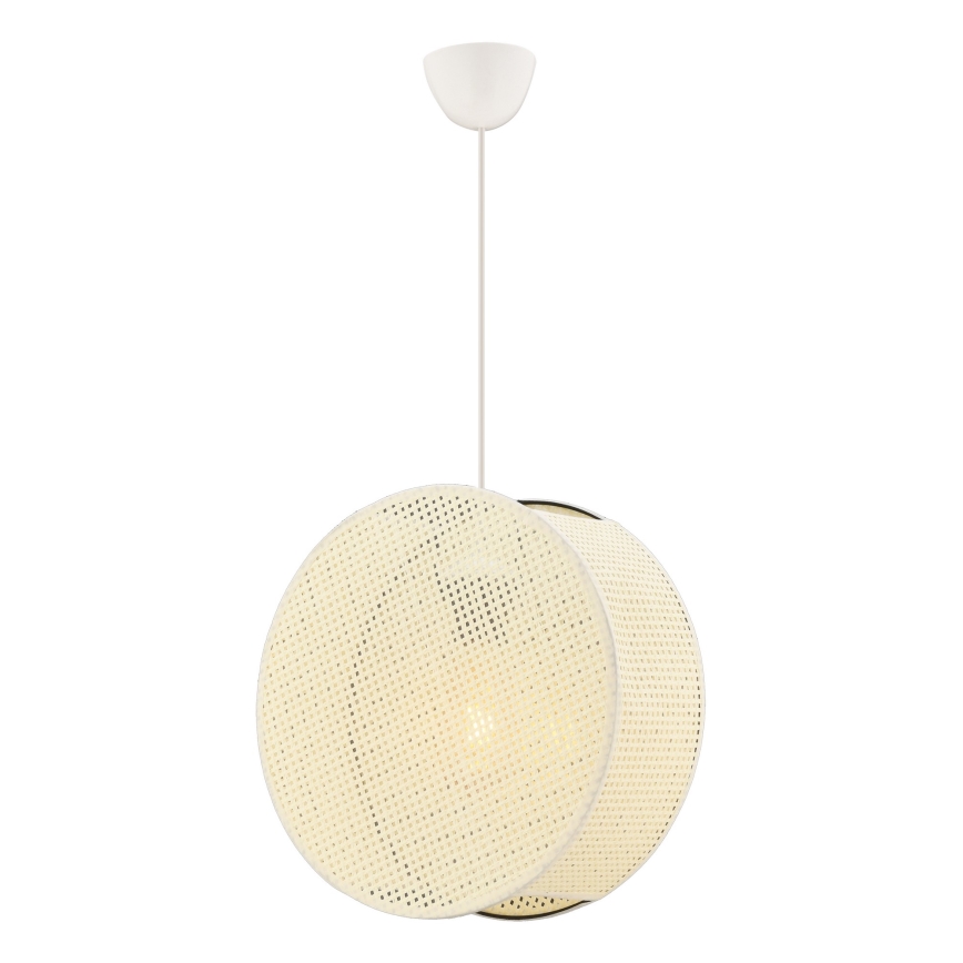 Kábelcsillár BIG DRUM 1xE27/60W/230V krémszínű