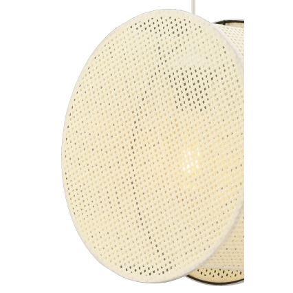 Kábelcsillár BIG DRUM 1xE27/60W/230V krémszínű