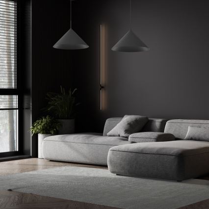 Kábelcsillár CAPITAL 1xGX53/15W/230V Ø 46 cm fekete