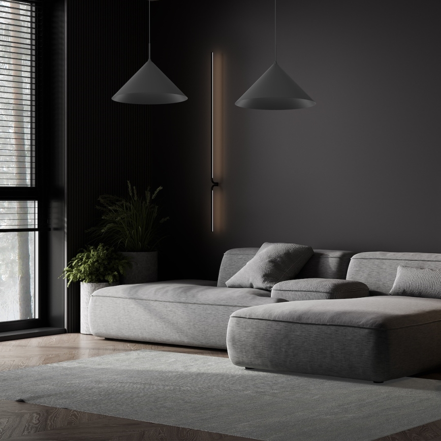 Kábelcsillár CAPITAL 1xGX53/15W/230V Ø 46 cm fekete