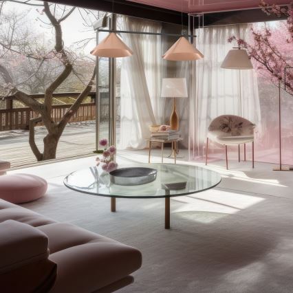 Kábelcsillár CAPITAL 2xGX53/15W/230V rózsaarany