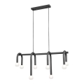 Kábelcsillár DELORI 8xG9/28W/230V fekete