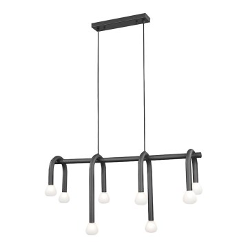 Kábelcsillár DELORI 8xG9/28W/230V fekete