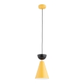 Kábelcsillár ENTORI 1xE27/15W/230V sárga/fekete