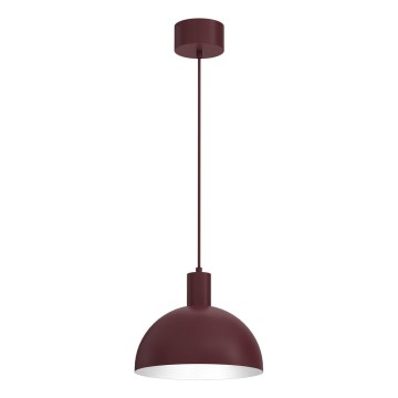 Kábelcsillár HANDA 1xE27/15W/230V bordó
