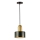 Kábelcsillár MARBLE 1xE27/60W/230V arany/zöld/márványmintás