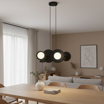 Kábelcsillár MODEL 4xG9/8W/230V fekete
