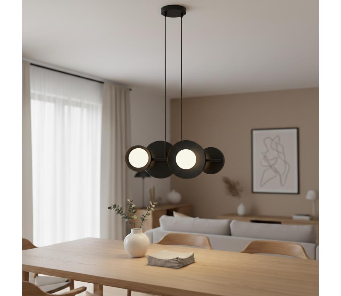 EMIBIG Kábelcsillár MODEL 4xG9/8W/230V fekete 1486/4