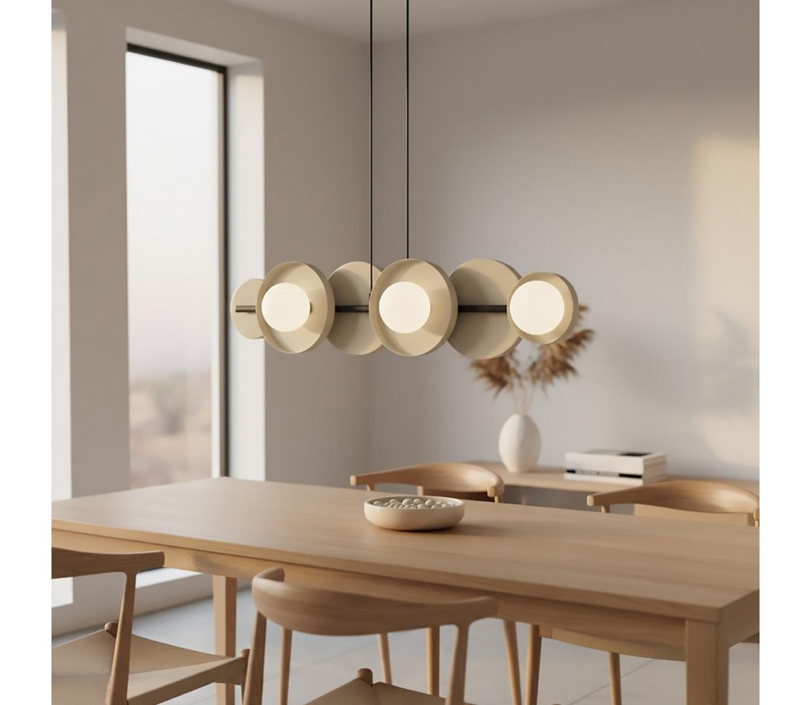 EMIBIG Kábelcsillár MODEL 6xG9/8W/230V bézs 1488/6