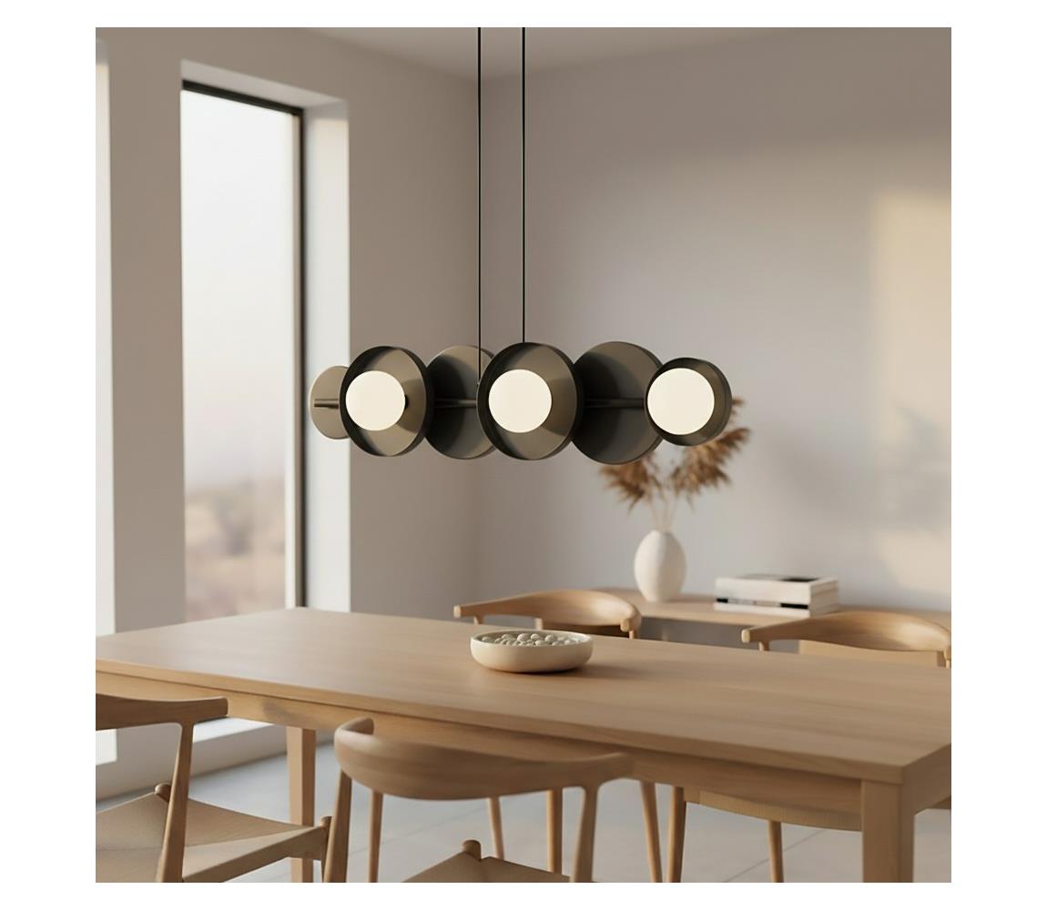 EMIBIG Kábelcsillár MODEL 6xG9/8W/230V fekete 1486/6