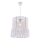 Kábelcsillár NESS MACRAME 1xE27/40W/230V fehér