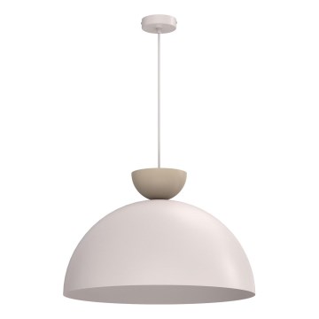 Kábelcsillár NEVIS 1xE27/15W/230V, átmérő 50 cm, krémszínű