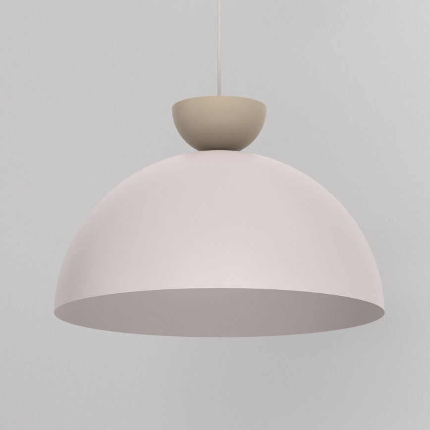 Kábelcsillár NEVIS 1xE27/15W/230V, átmérő 50 cm, krémszínű