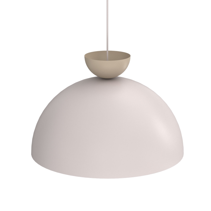 Kábelcsillár NEVIS 1xE27/15W/230V, átmérő 50 cm, krémszínű