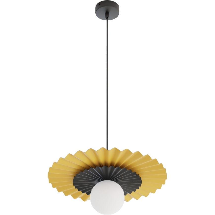 Kábelcsillár UMBRA 1xG9/8W/230V fekete/narancssárga