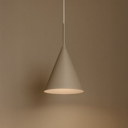 Kábelen függesztett csillár CAPITAL 1xGX53/15W/230V átm. 17 cm bézs