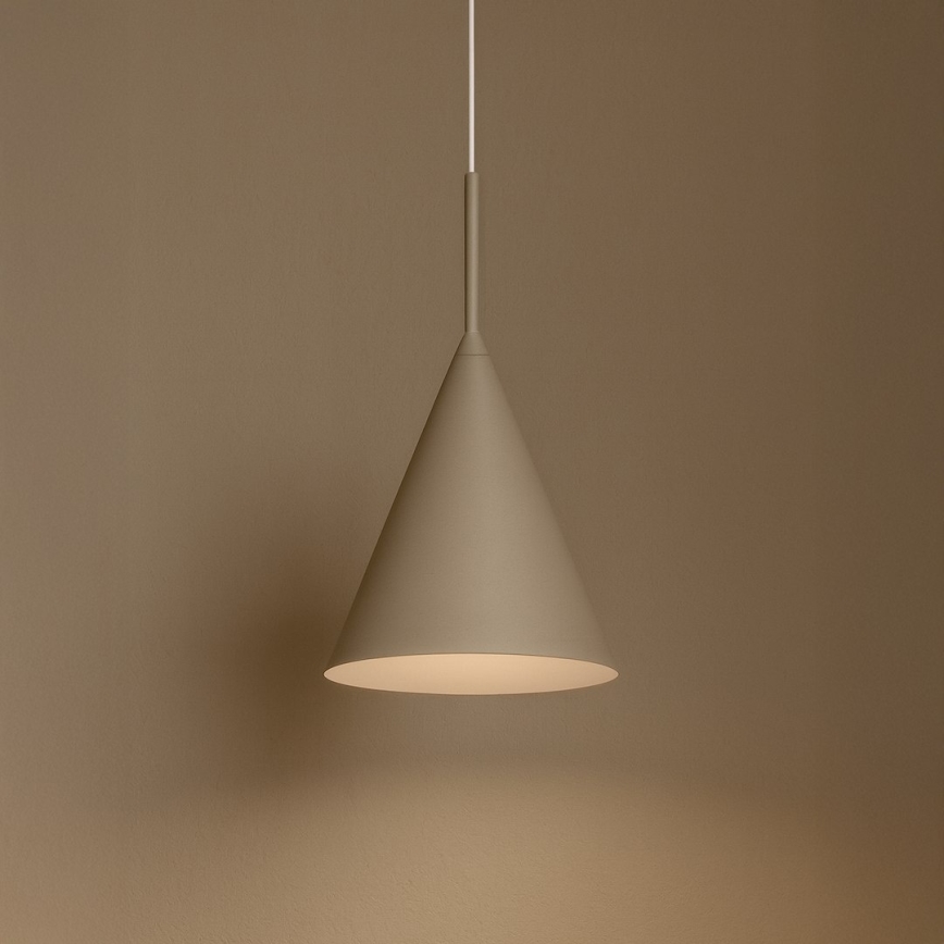 Kábelen függesztett csillár CAPITAL 1xGX53/15W/230V átm. 17 cm bézs