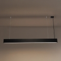 Kábelen függesztett LED csillár LED/55W/230V 3000/4000/6500K 120 cm fekete