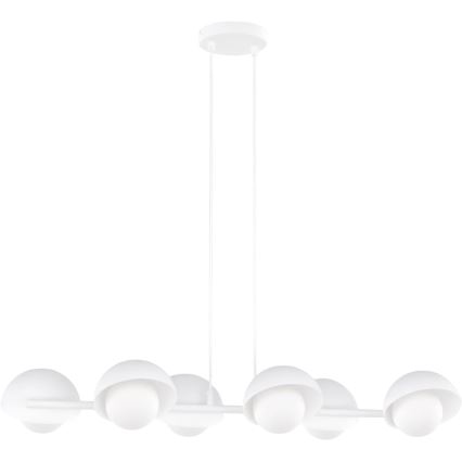 Kábeles csillár BOOM 6xG9/8W/230V fehér