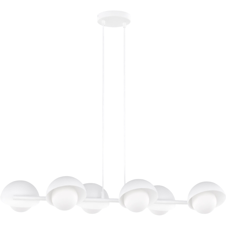 Kábeles csillár BOOM 6xG9/8W/230V fehér