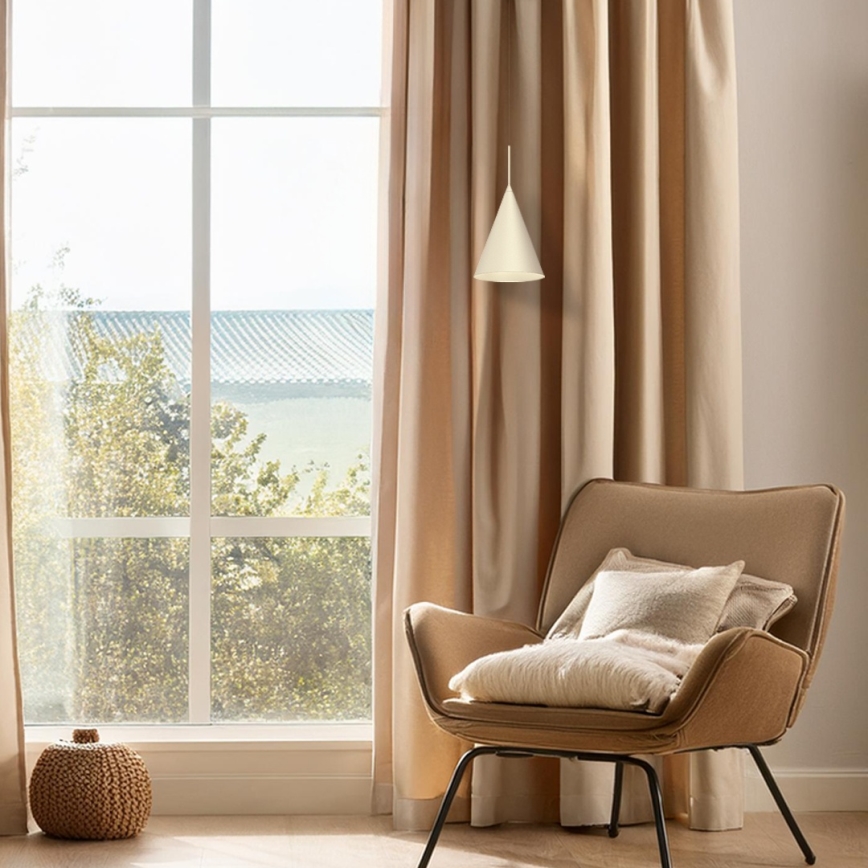 Kábeles csillár CAPITAL 1xGX53/15W/230V, átm. 17 cm, krémszínű