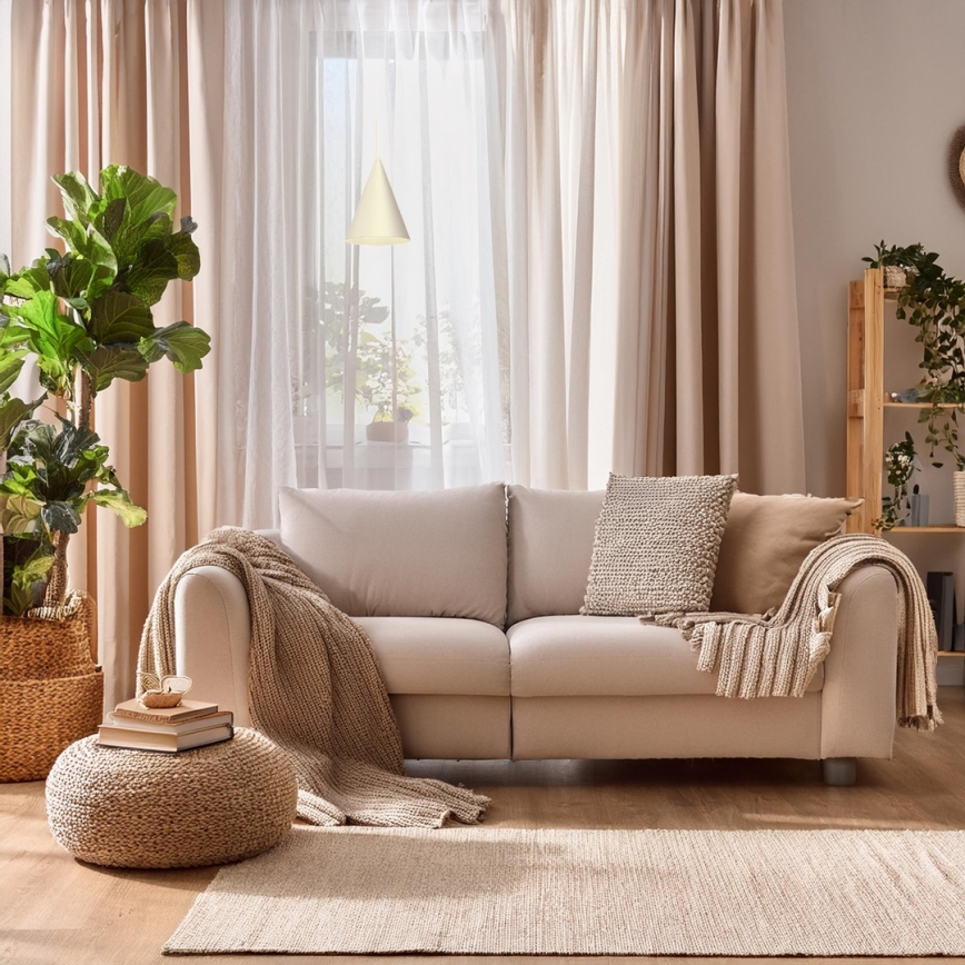 Kábeles csillár CAPITAL 1xGX53/15W/230V, átm. 17 cm, krémszínű